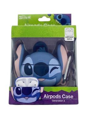 Disney Stitch AirPods Case Gen 3 Silicon Cover CultureFly Winking Face NIB